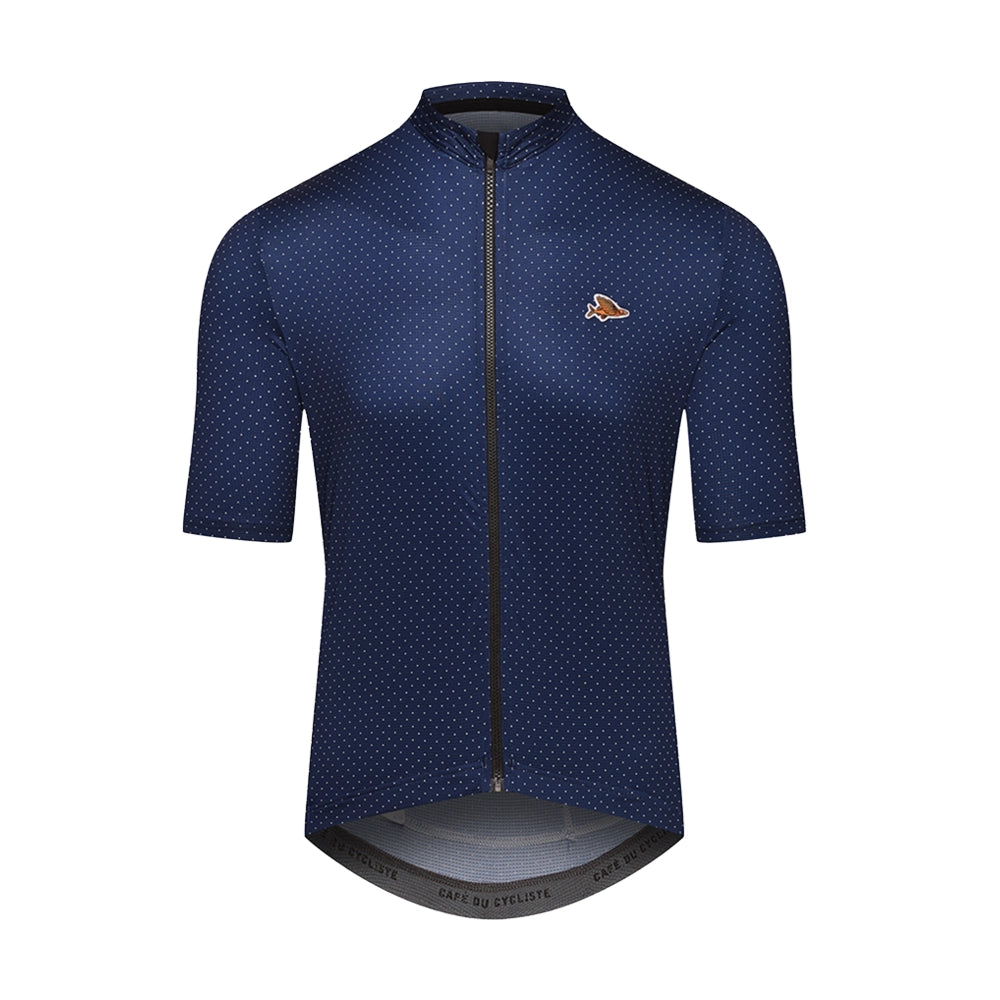 CAFE DU CYCLISTE Fleurette Jersey - Navy – Velodrom CC