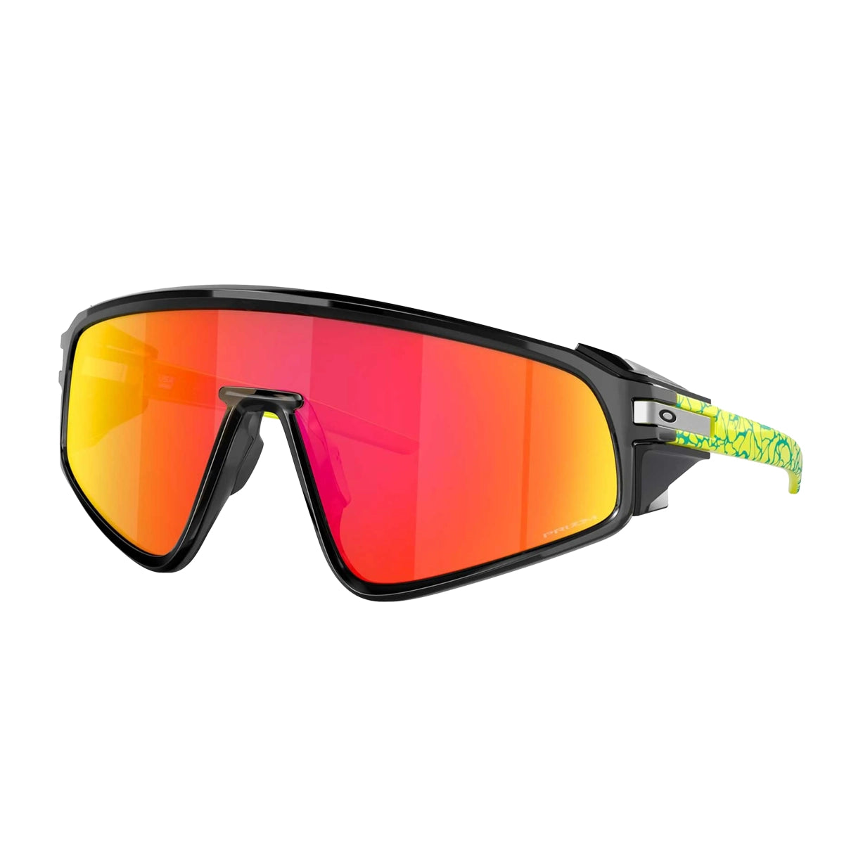 OAKLEY Latch Panel Eyewear Inner Spark - Black Ink Prizm Ruby – Velodrom CC