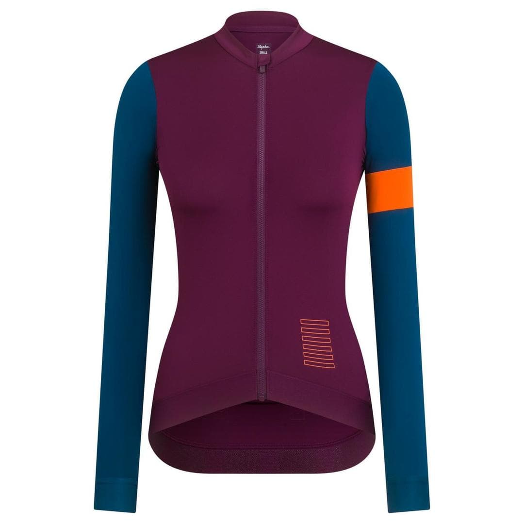 RAPHA Pro Team Training Long Sleeve Women Jersey - DPT Dark Purple/Teal