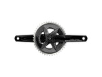 SRAM Rival AXS 2X12S Crankset Quarq Power Meter Wide DUB - Black-Cranksets-