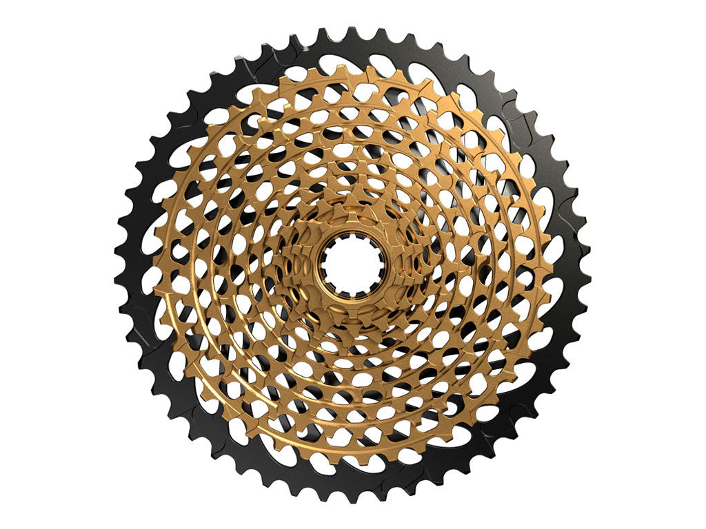 SRAM XX1 EAGLE AXS XG1299 Cassette - Gold-Cassettes-