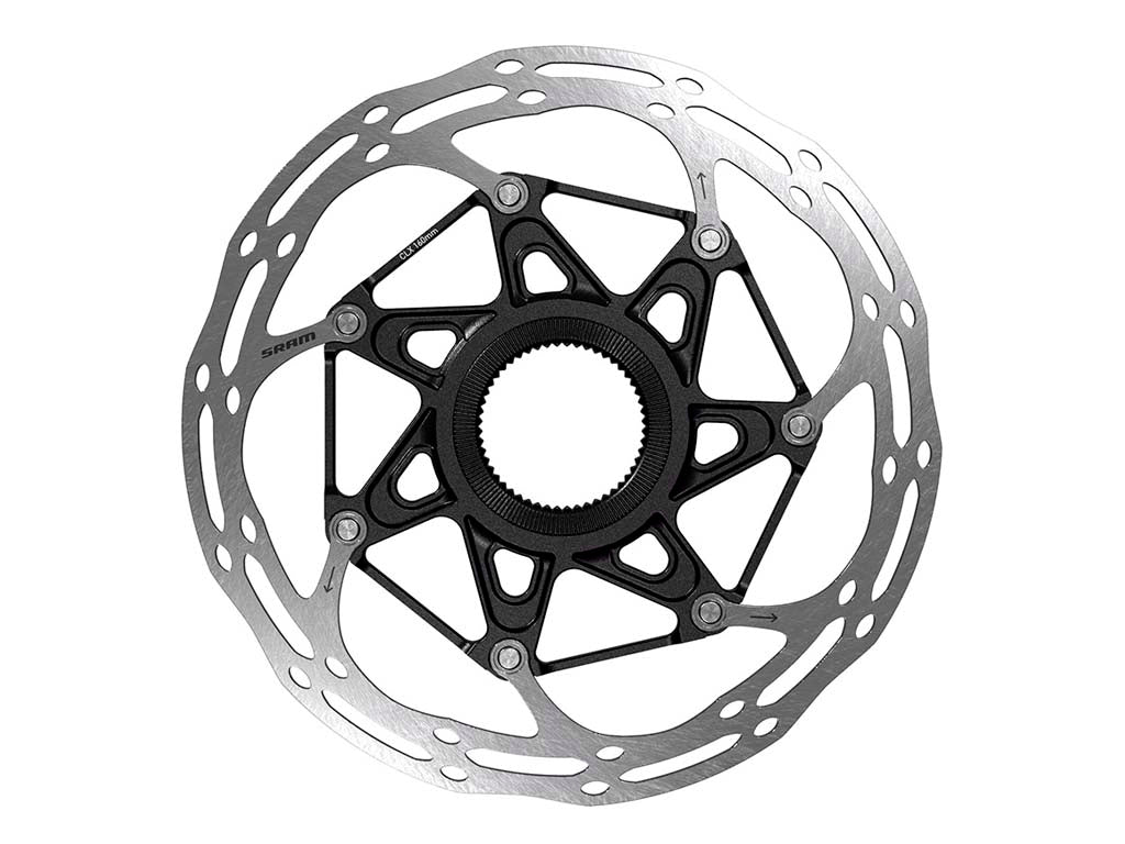 SRAM Rotor Centerline 2PZ CL Biselado - Silver/Black-Brake Rotors-710845805608