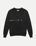 ERSTWHILE Sweatshirt Tête de la Course - Faded Black-Sweatshirts-7423406552578