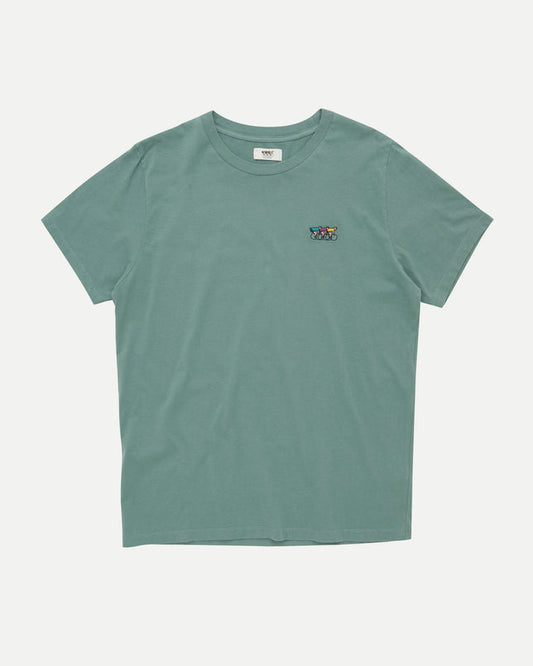 ERSTWHILE Tshirt Waaier - Pine Green-T-Shirts-5487567938161