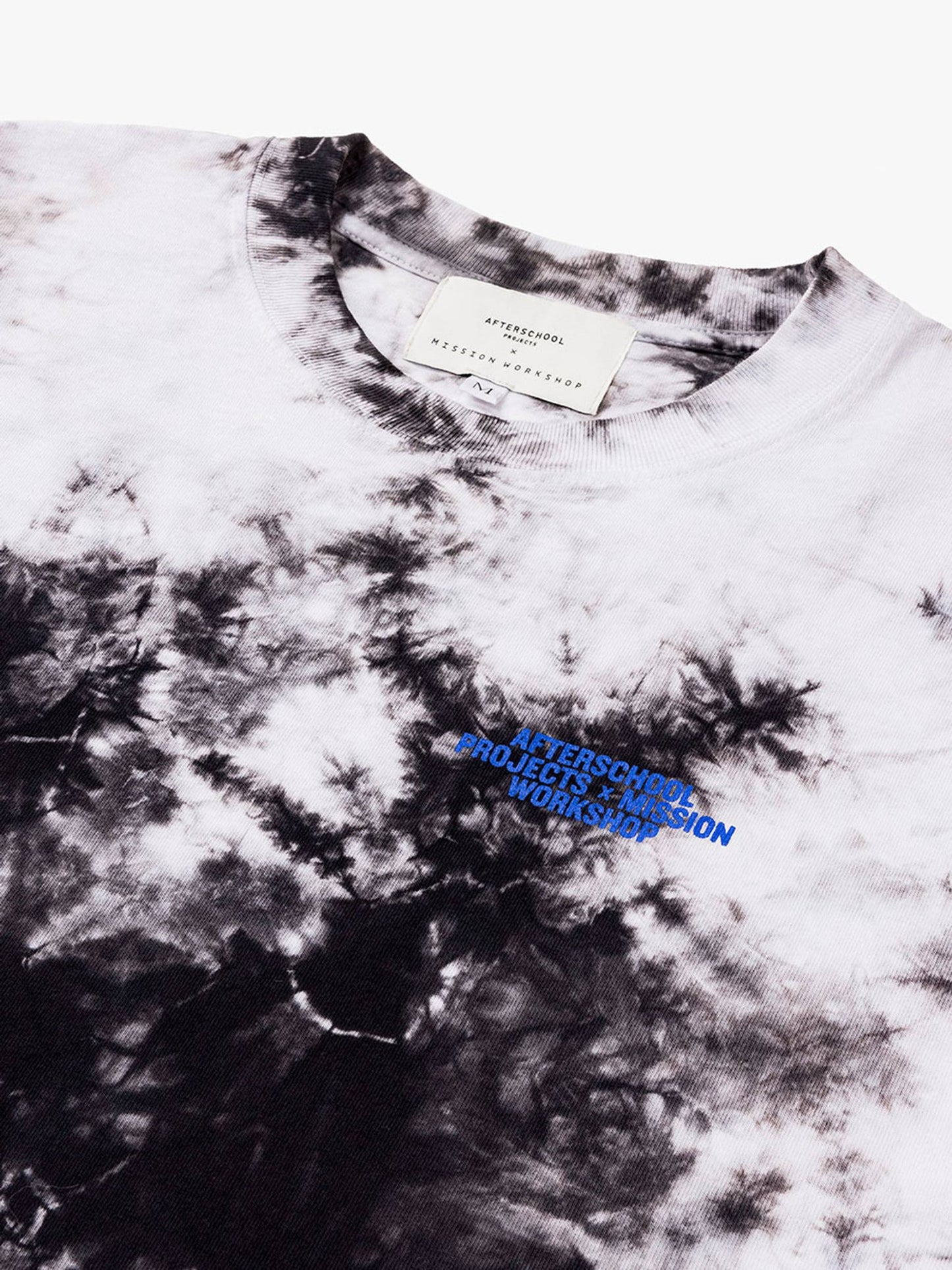 MISSION WORKSHOP MW X ASP LS Hand Dyed Tee - Black-T-Shirts-