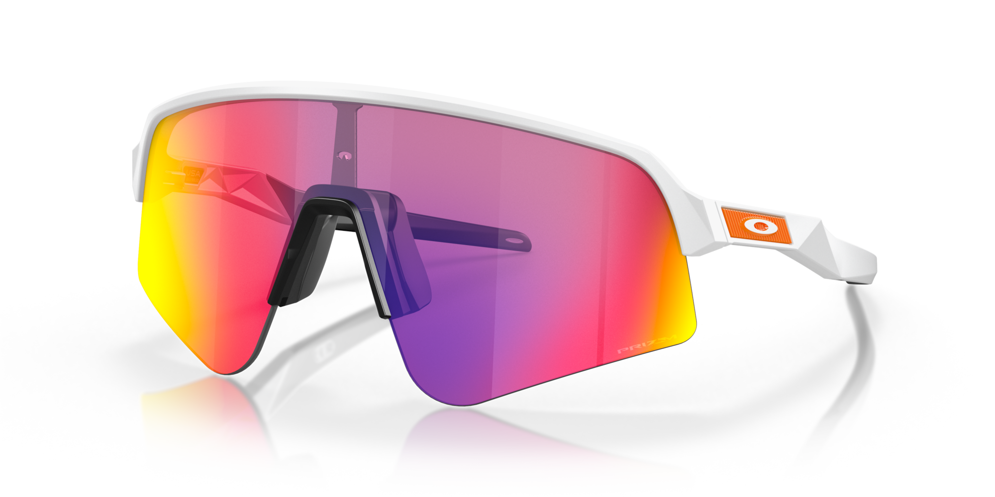 Oakley Sutro Lite Sweep Eyewear Matte White Prizm Road Whitered Fra Velodrom Cc 6444