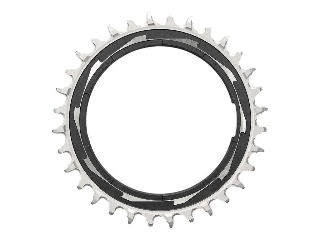 SRAM Chainring XX SL Eagle TType Transmission 34T 12s - Black/Silver-Chainrings-710845888304