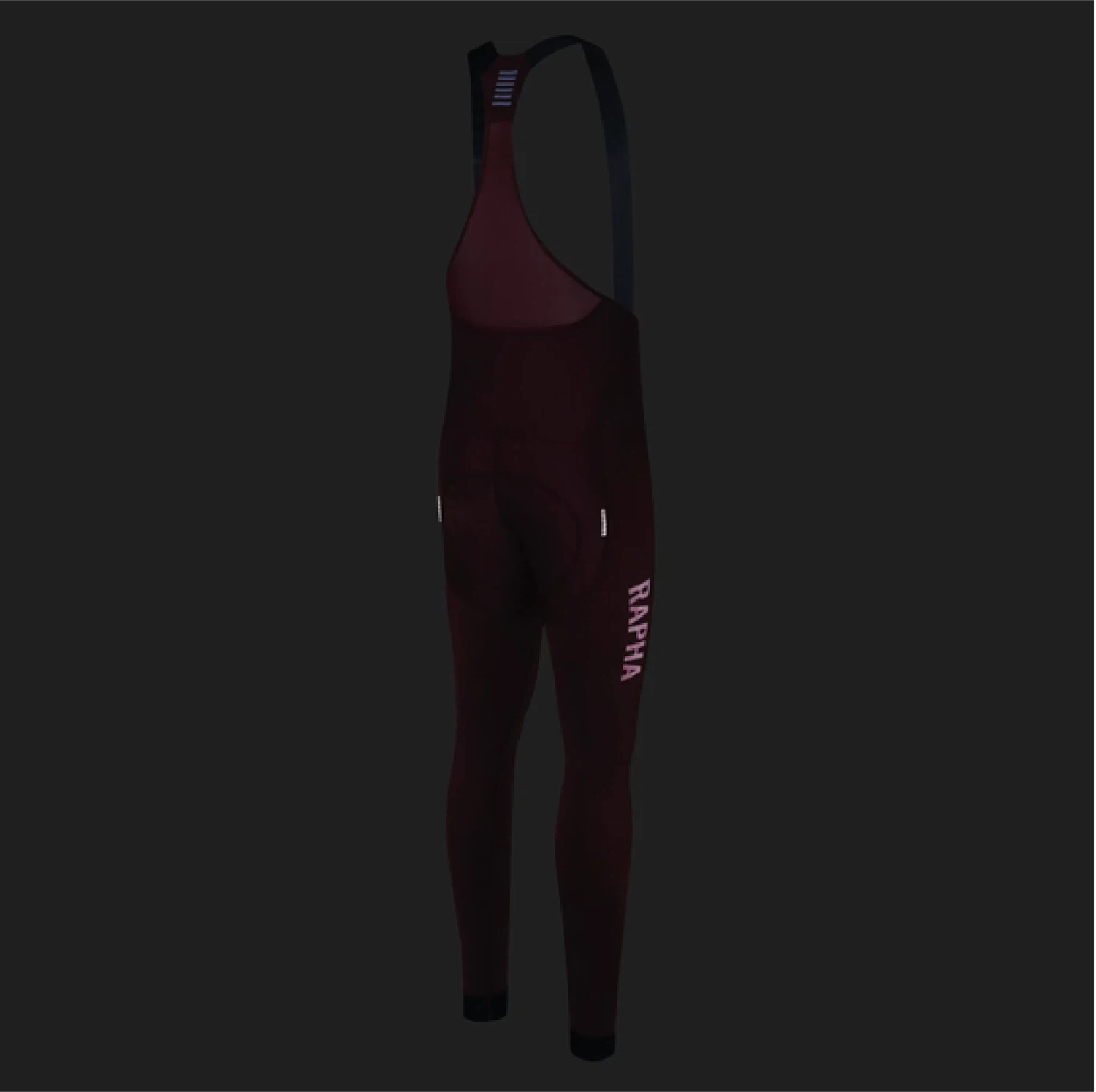 RAPHA Pro Team Training Tights with Pad AW2023 - SOU Burgundy AW2022-Velodrom