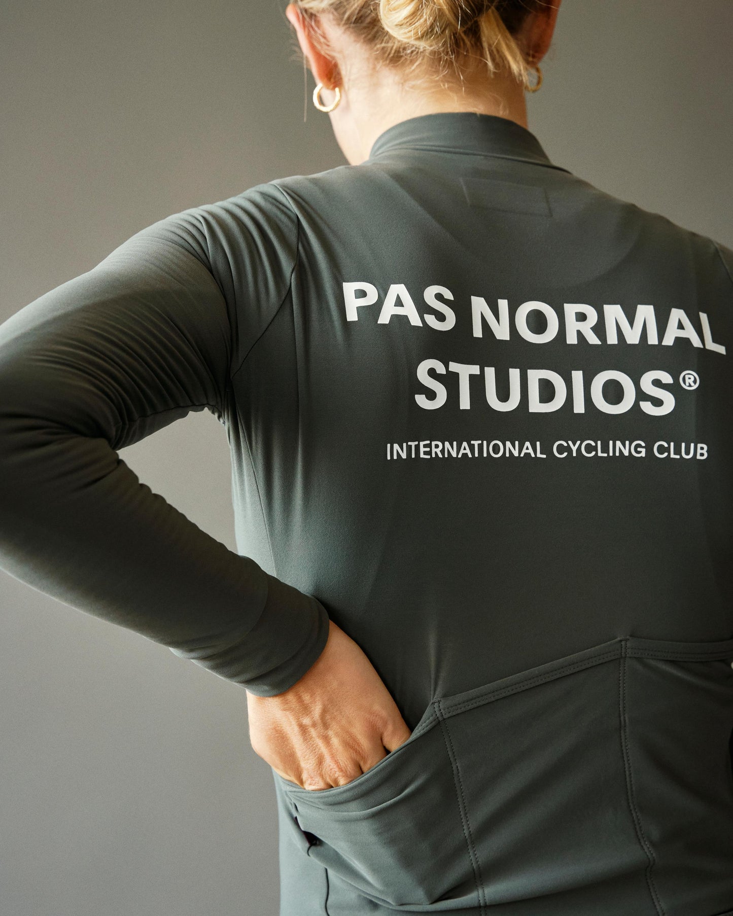 PAS NORMAL STUDIOS Mechanism Long Sleeve Women Jersey - Dark Moss