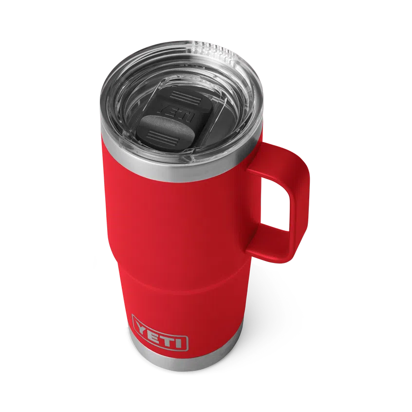 YETI Rambler 20 OZ 591 ML Travel Mug - Red-Drinkware-888830232132