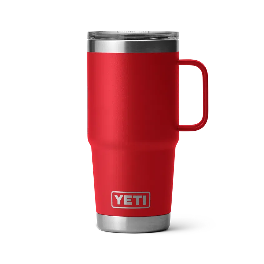 YETI Rambler 20 OZ 591 ML Travel Mug - Red-Drinkware-888830232132