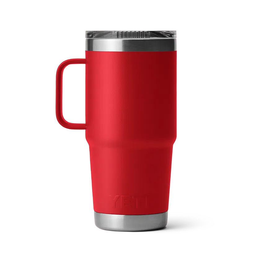 YETI Rambler 20 OZ 591 ML Travel Mug - Red-Drinkware-888830232132