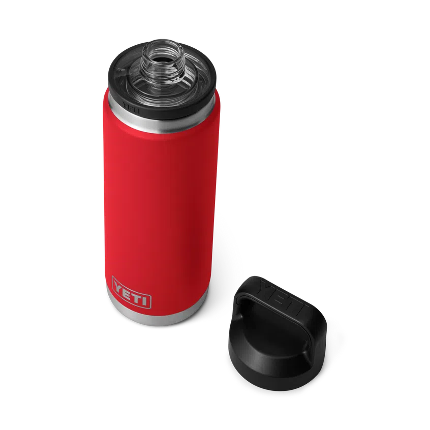 YETI Rambler 26 OZ 769 ML Bottle With Chug Cap - Red-Drinkware-888830232163