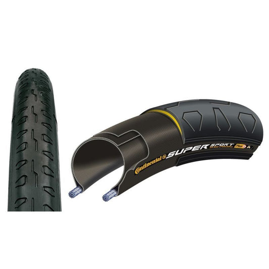 CONTINENTAL Supersport Plus Road Tyre Rigid- Black