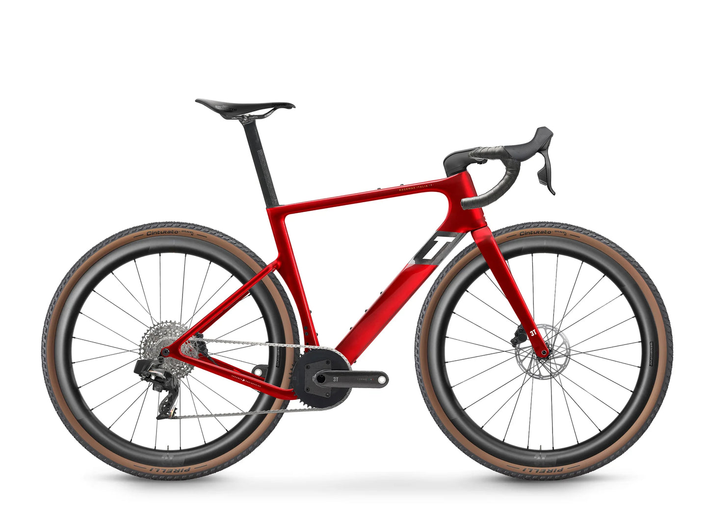 EXPLORO RACEMAX ITALIA INTEGRALE Sram Force D2 AXS Vélo Gravel Complet - Rosso