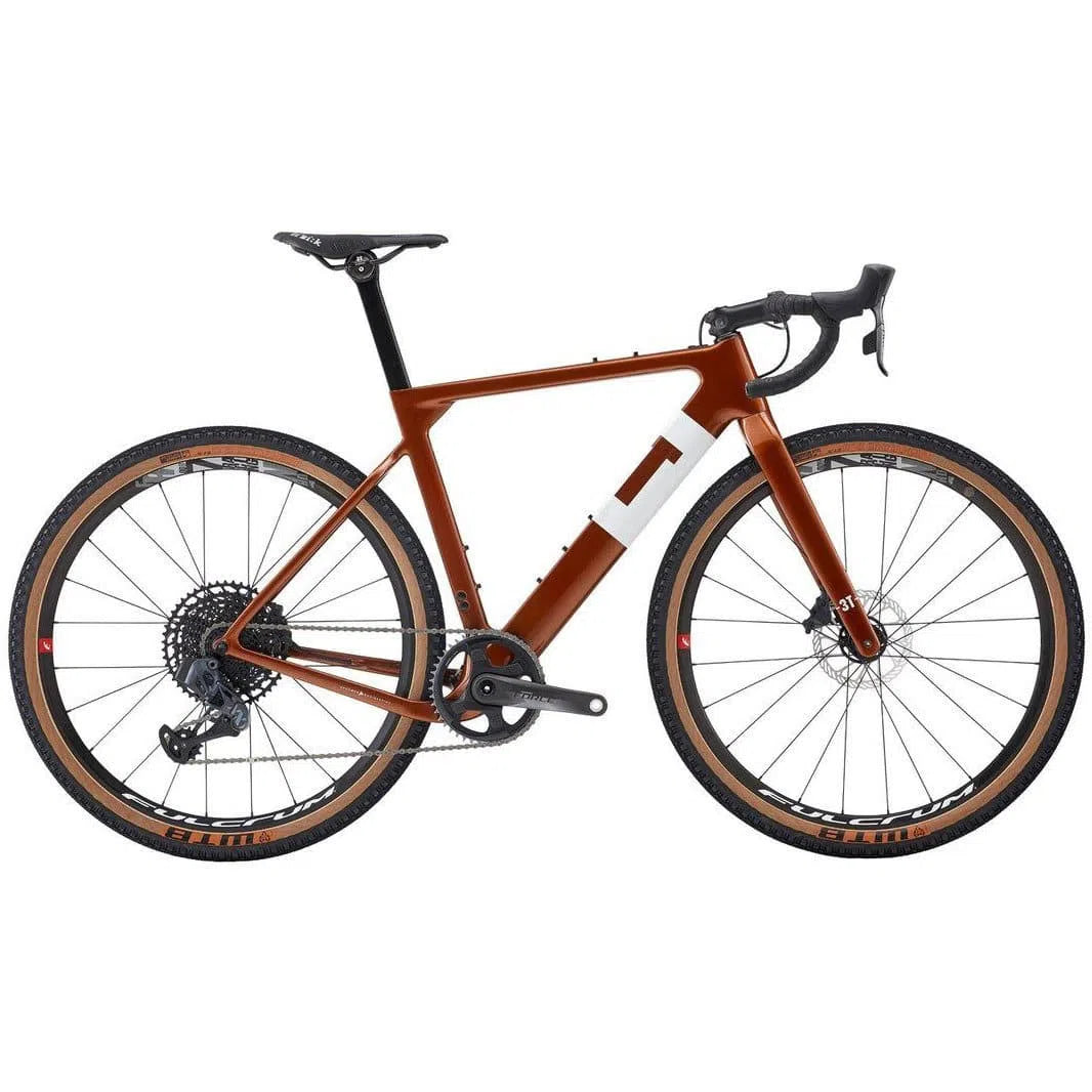 Gravel Bike 3t Exploro Team Force Eagle AXS - Brown - White Default Velodrom Barcelona 