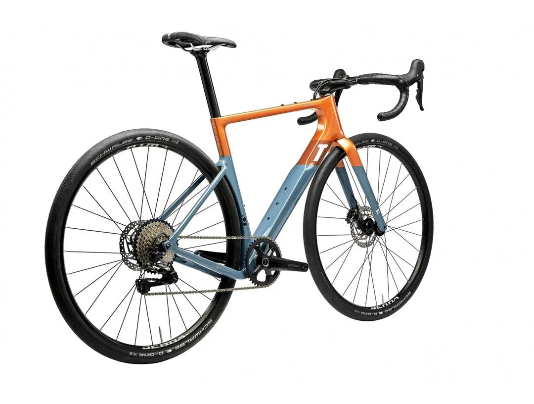 3T Exploro Race Complete Bike Gravel Shimano GRX 1X - Orange Blue-Complete Gravel Bikes-