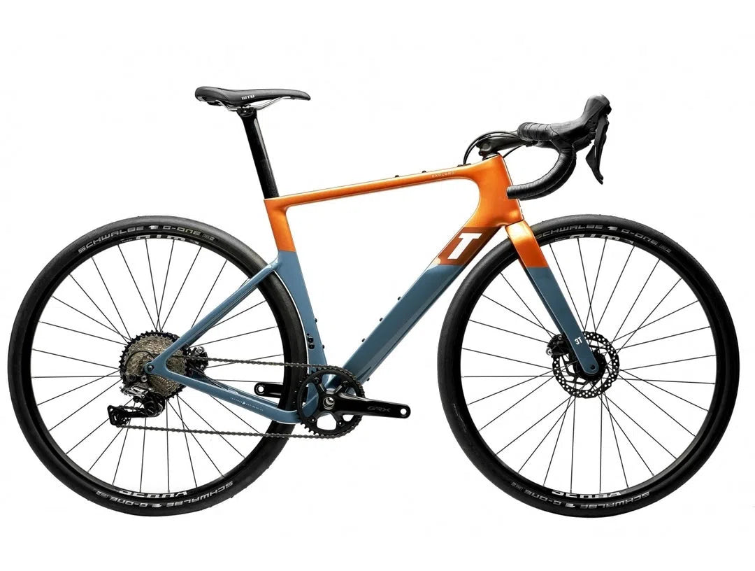 3T Exploro Race Complete Bike Gravel Shimano GRX 1X - Orange Blue-Complete Gravel Bikes-