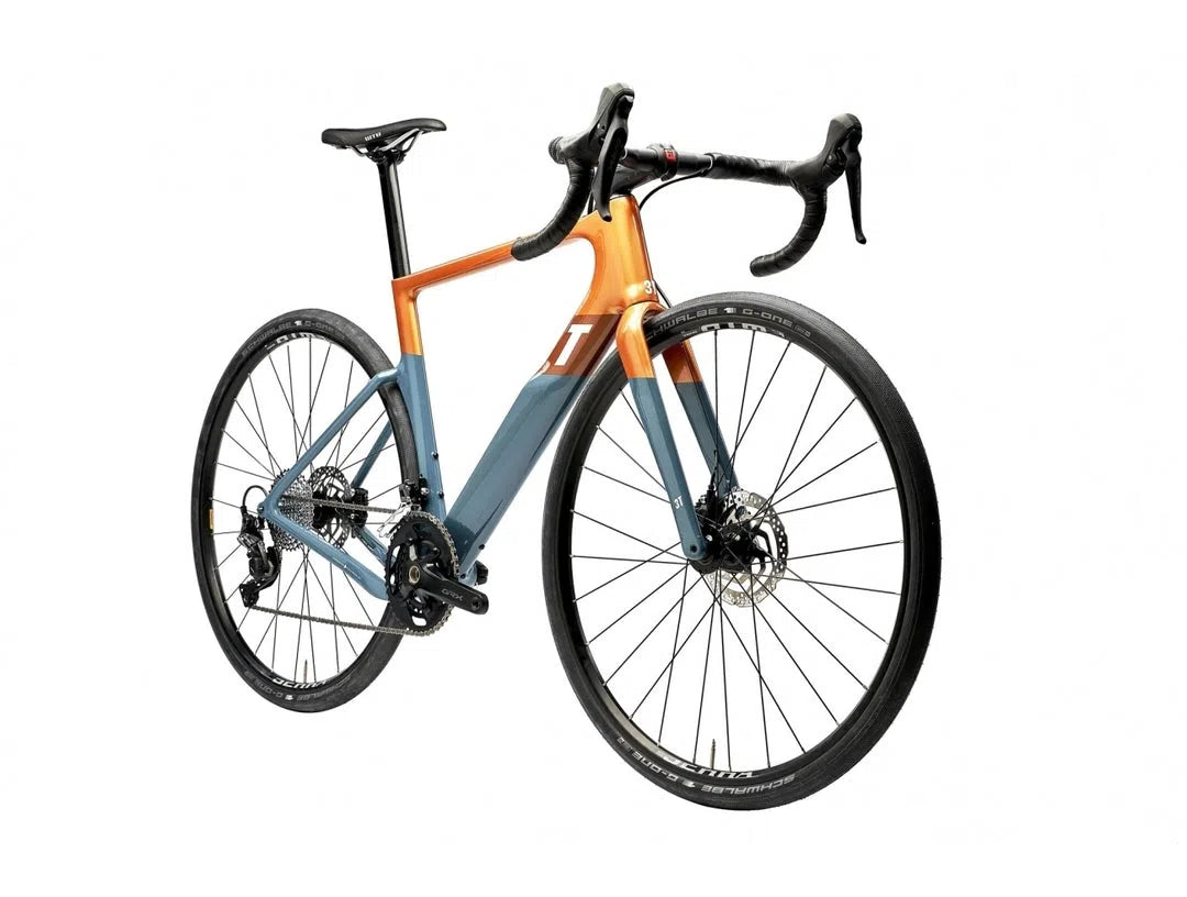 3T Exploro Race Complete Bike Gravel Shimano GRX 2X - Orange Blue-Complete Gravel Bikes-