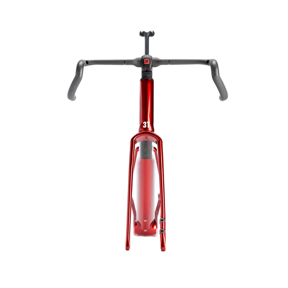 3T Exploro Racemax Italia Integrale Gravel Frameset - Rosso-Framesets-