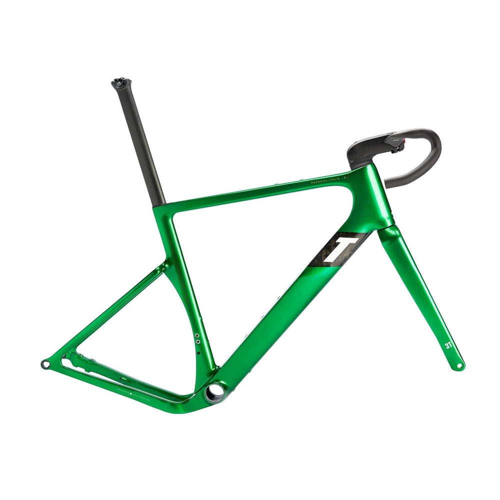 3T Exploro Racemax Italia Integrale Gravel Frameset - Verde-Framesets-