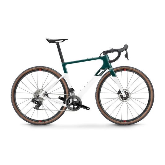 3T Exploro Racemax SRAM Rival AXS 2x12 700C Gravel Bike - Emerald/White-Complete Gravel Bikes-