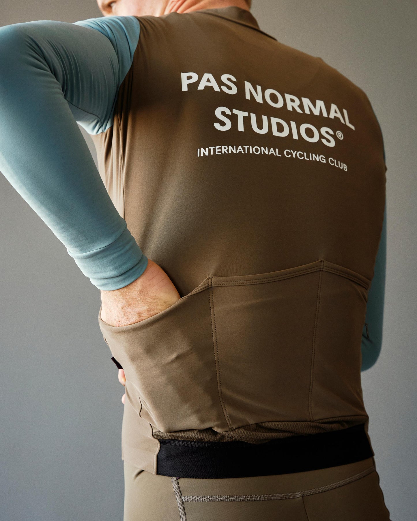 PAS NORMAL STUDIOS Mechanism Long Sleeve Jersey - Dusty Blue/Dark Stone