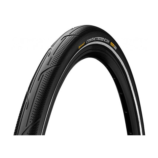 CONTINENTAL Contact Urban Rigid Road Tyre - Black Reflective