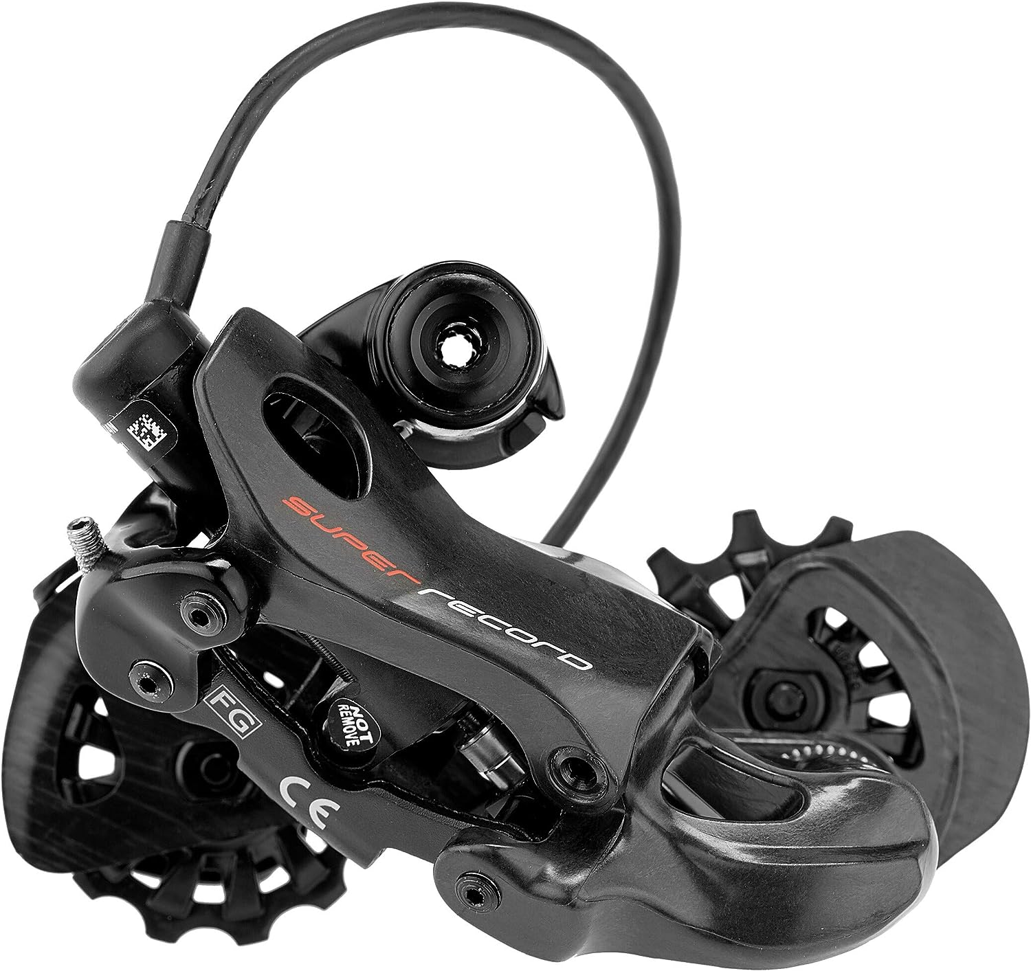 CAMPAGNOLO Super Record 12 Speed Rear Derailleur Mechanical - Black Carbon-Rear Derailleurs-8053340455490