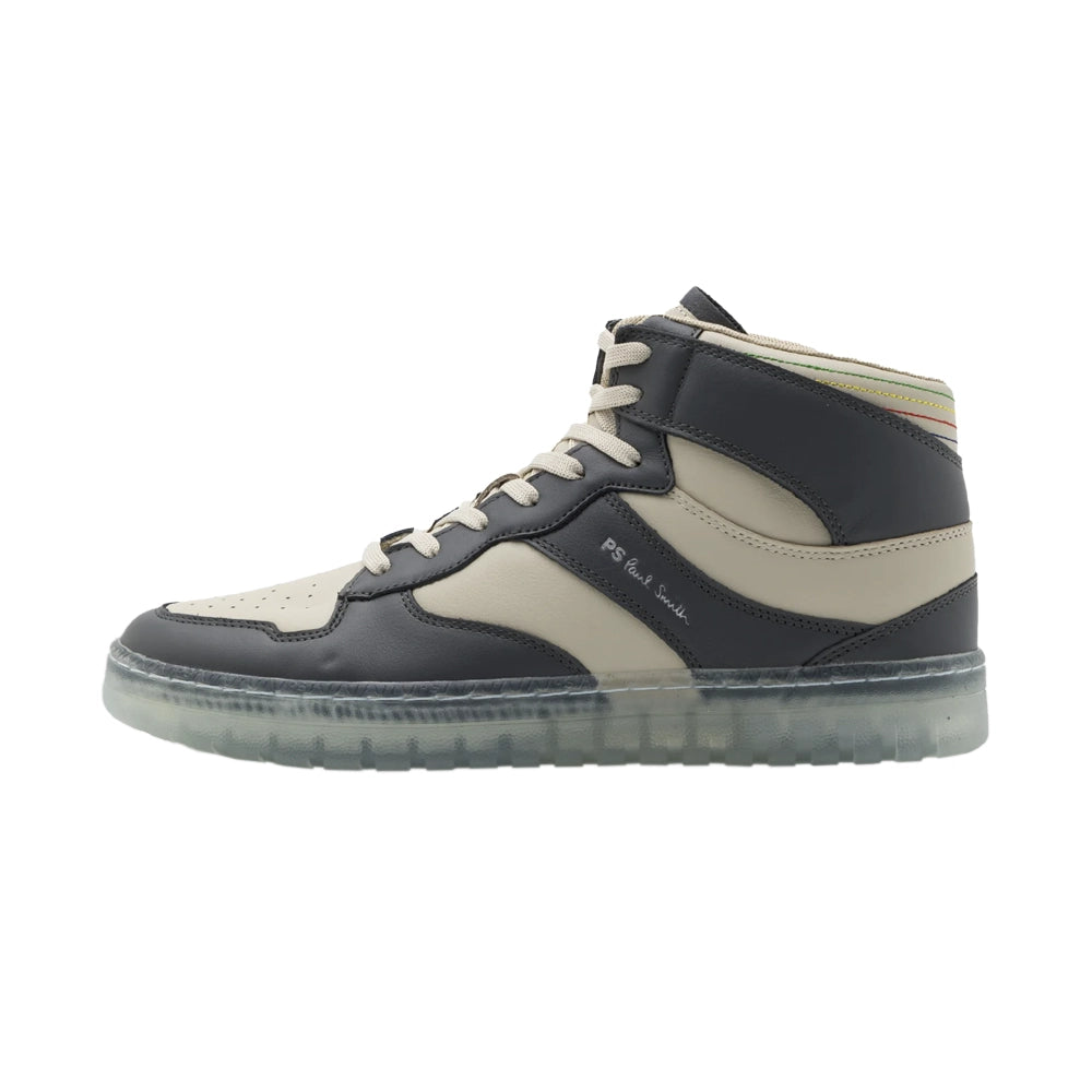 PAUL SMITH Liston High Shoes - Off White/Grey-Casual Shoes-