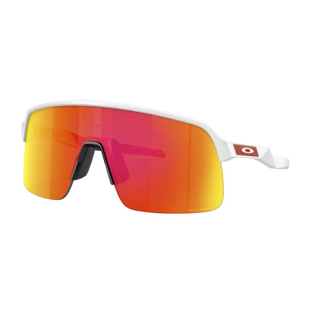 OAKLEY Sutro Lite Matte Whitte Red Frame - Prizm Ruby-Eyewear-888392568793