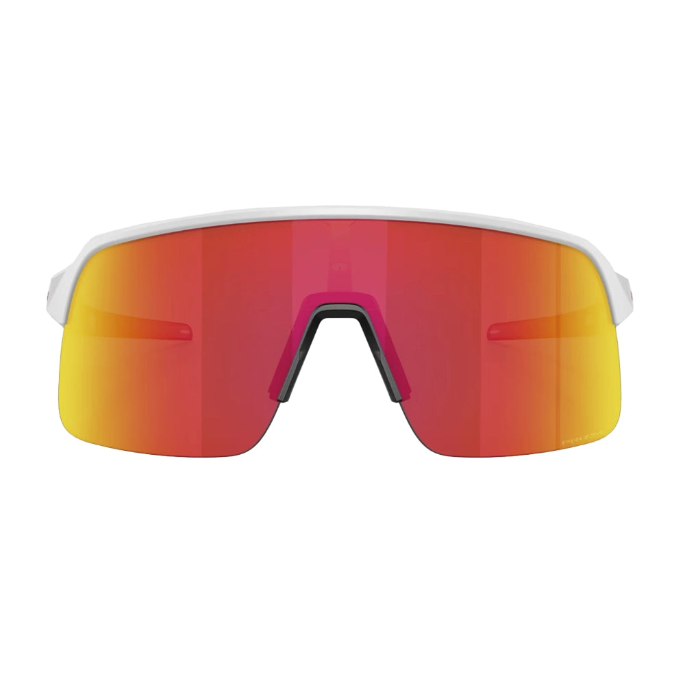 OAKLEY Sutro Lite Matte Whitte Red Frame - Prizm Ruby-Eyewear-888392568793