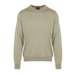 PAUL SMITH Pullover Crew Neck Sweater - Pea Green-Sweatshirts-