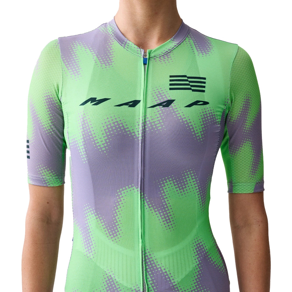 MAAP x Lifeplus Wahoo Team Pro Air Women Jersey 2.0 - Purple Ash/Aqua Green-Women Jerseys-