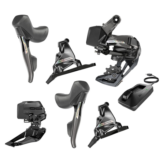 SRAM Force D2 AXS 2x12s Disc Groupset Electronic KIT - Black-Groupsets-03947081