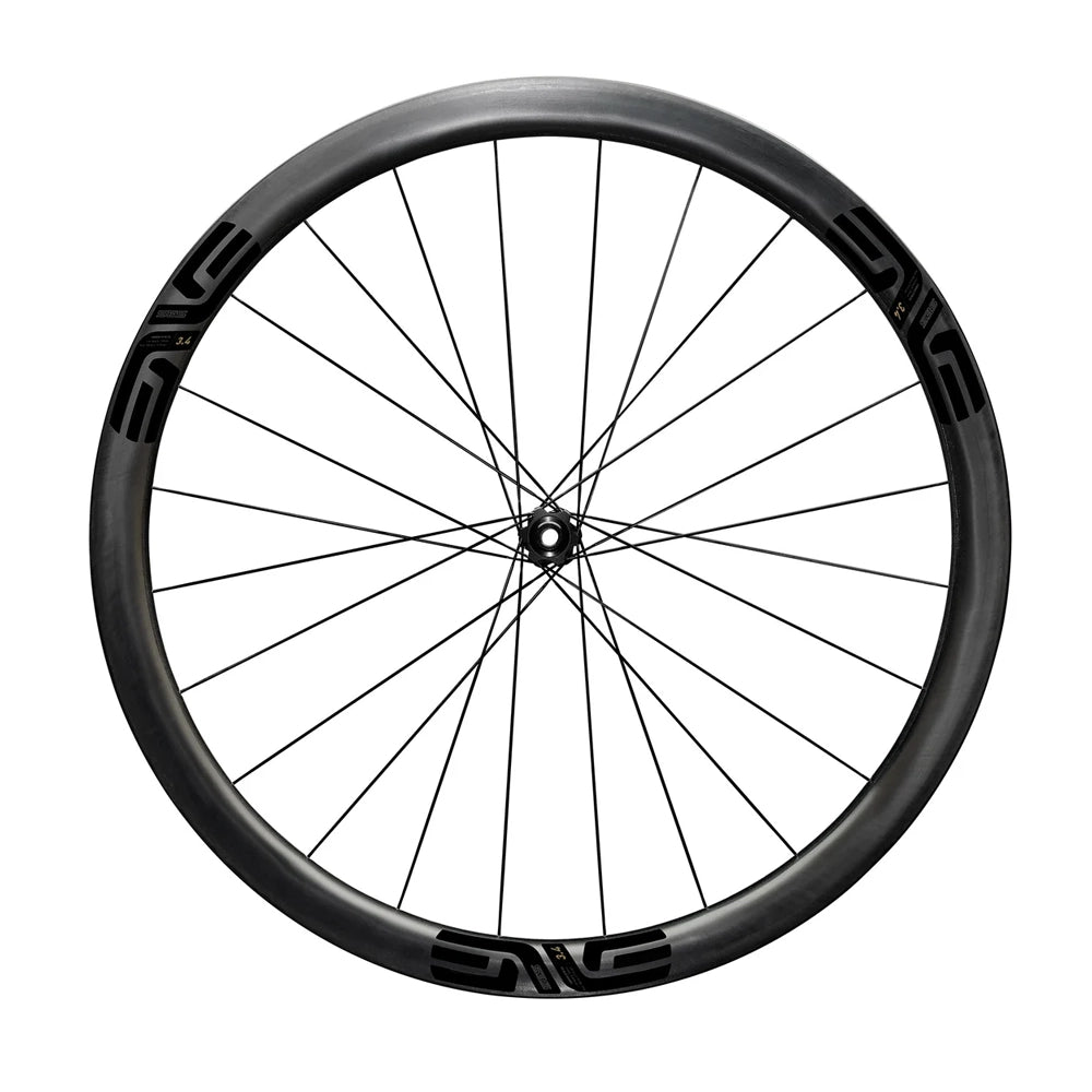 ENVE Fahrrad Laufradsatz New 2024 3.4 SES Disc Clincher Innerdrive Premium Freehub - Carbon Schwarz