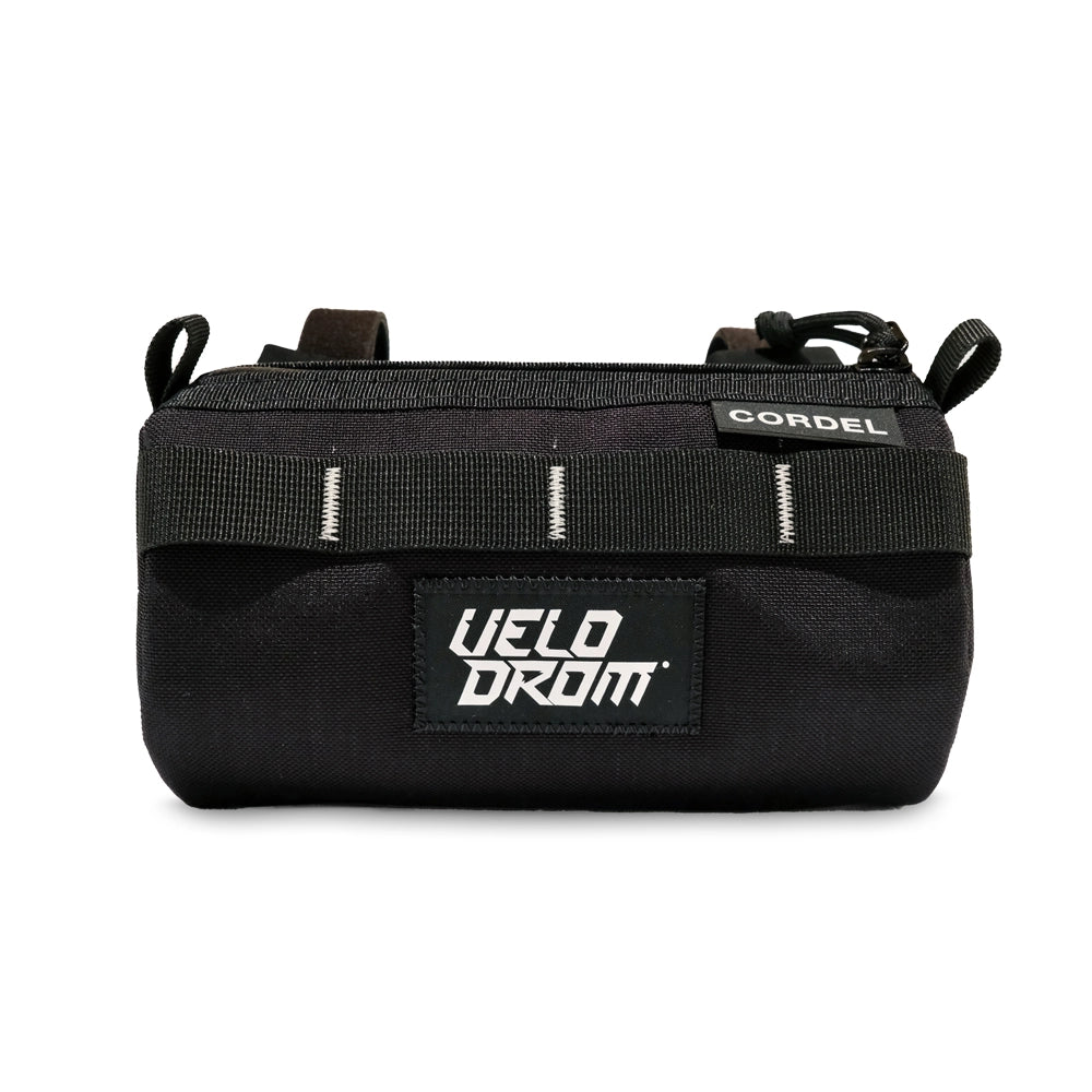 VELODROM Raceday by Cordel Durum Mini Handlebar Bag - Black-Handlebar Bags-95427401