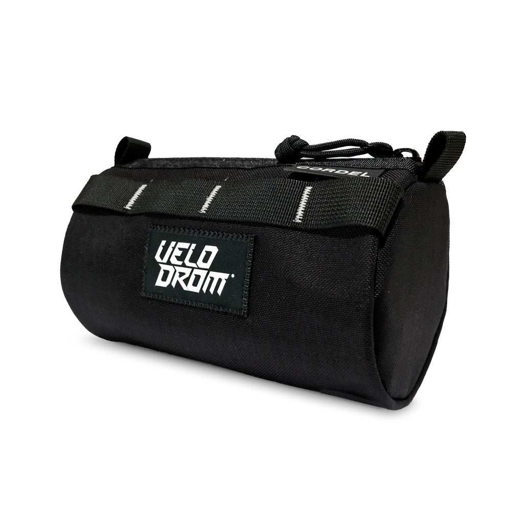 VELODROM Raceday by Cordel Durum Mini Handlebar Bag - Black-Handlebar Bags-95427401