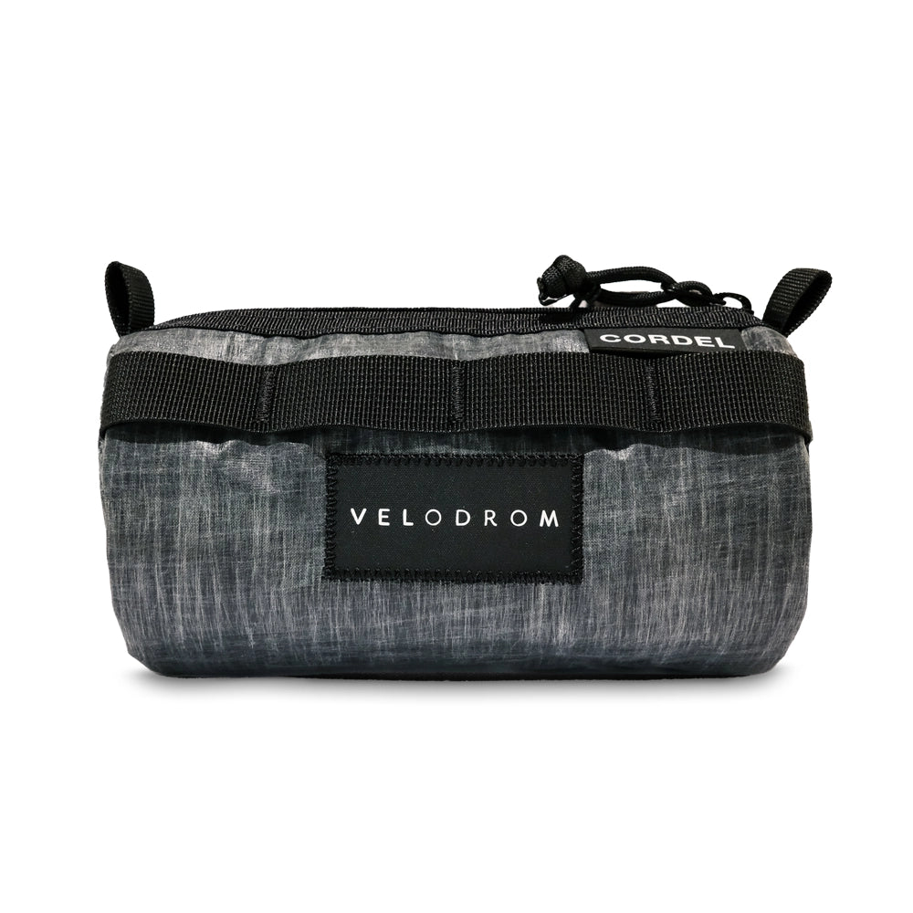 VELODROM by Cordel Durum Mini Handlebar Bag - Classic Graphic Grey Metallic-Handlebar Bags-18659913