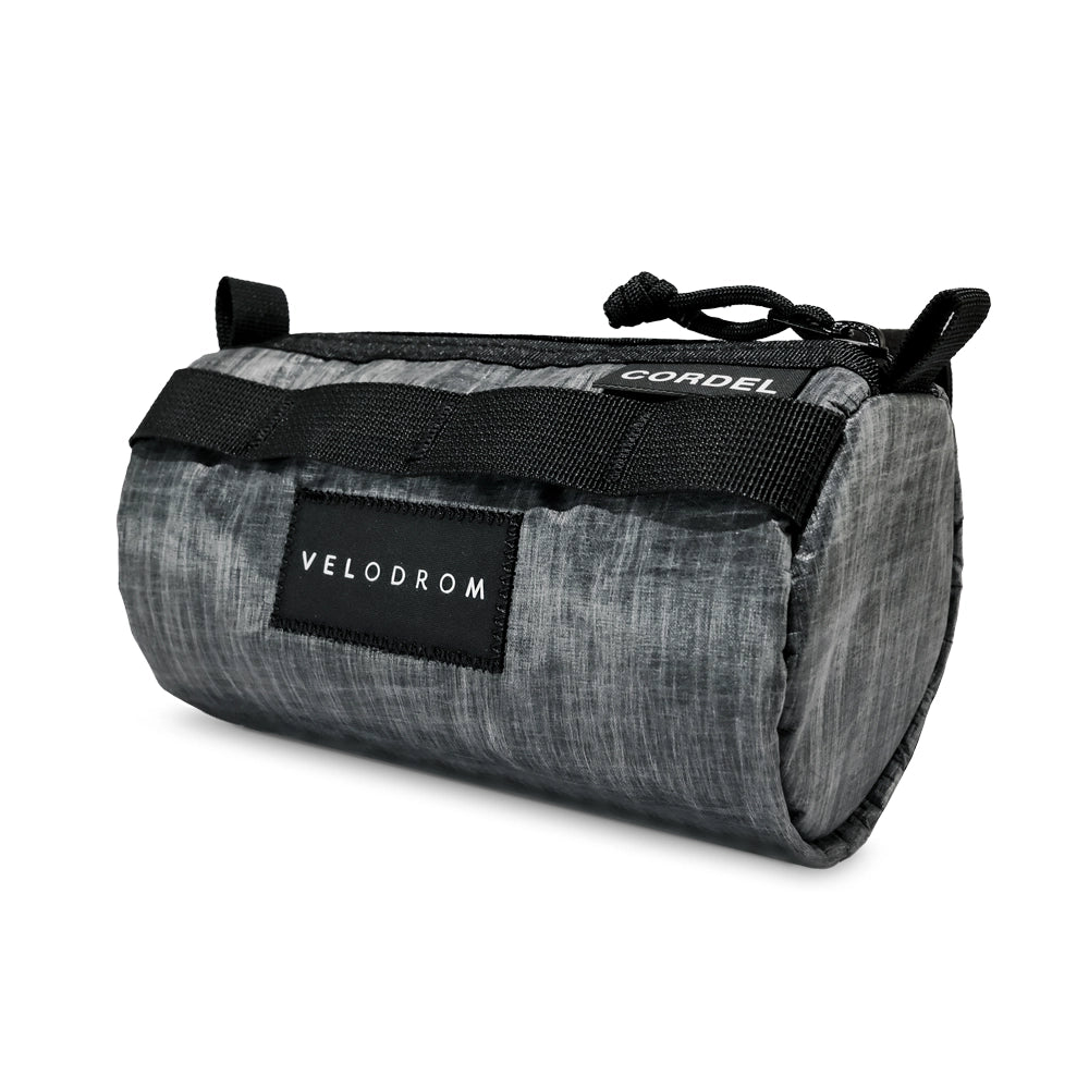 VELODROM by Cordel Durum Mini Handlebar Bag - Classic Graphic Grey Metallic-Handlebar Bags-18659913