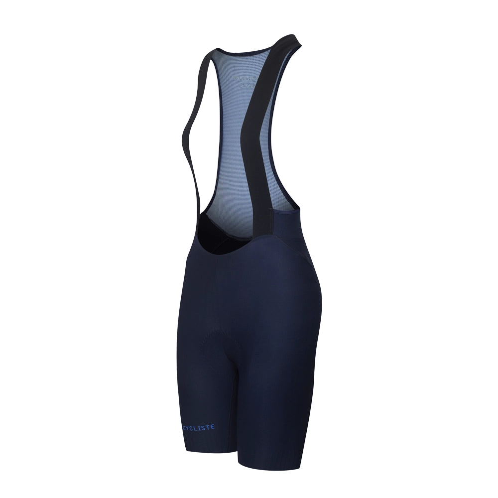 CAFE DU CYCLISTE Marinette V2 Women Cycling Bib Short - Navy-Women Bib Shorts-