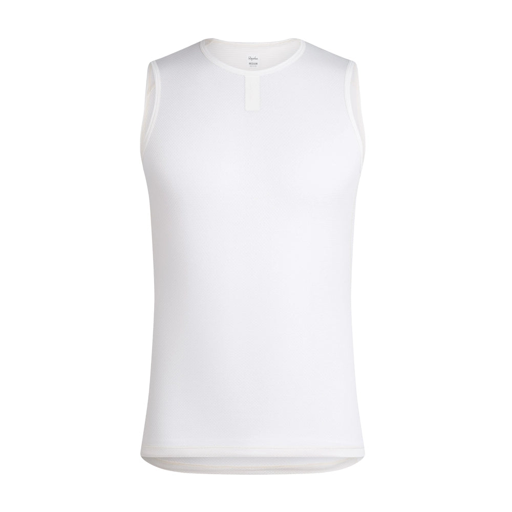 RAPHA Lightweight Base Layer Sleeveless - WBW White/White-Velodrom