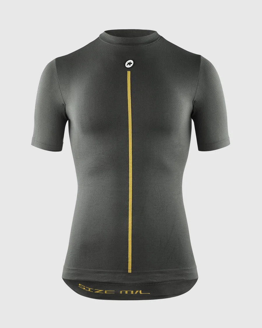 ASSOS Spring Fall Short Sleeve Skin Layer P1 - Anthracite Grey