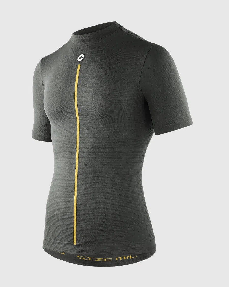 ASSOS Spring Fall Short Sleeve Skin Layer P1 - Anthracite Grey