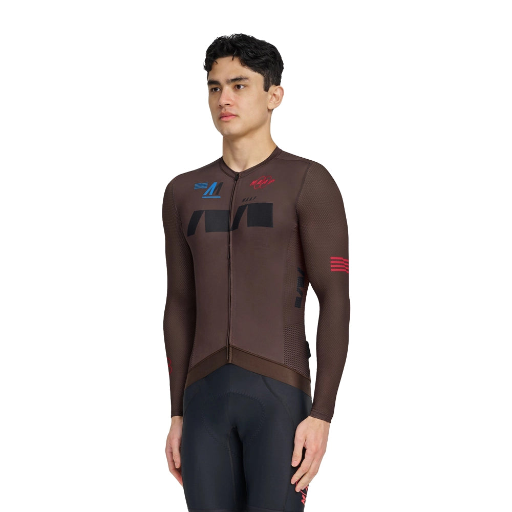 MAAP Trace Pro Air LS Jersey - Beech-Long Sleeve Jerseys-