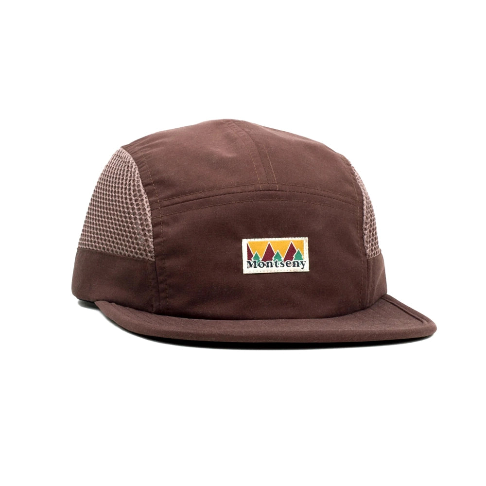 LASER Montseny Camper Tech Hat Cap - Brown-Caps-17955401