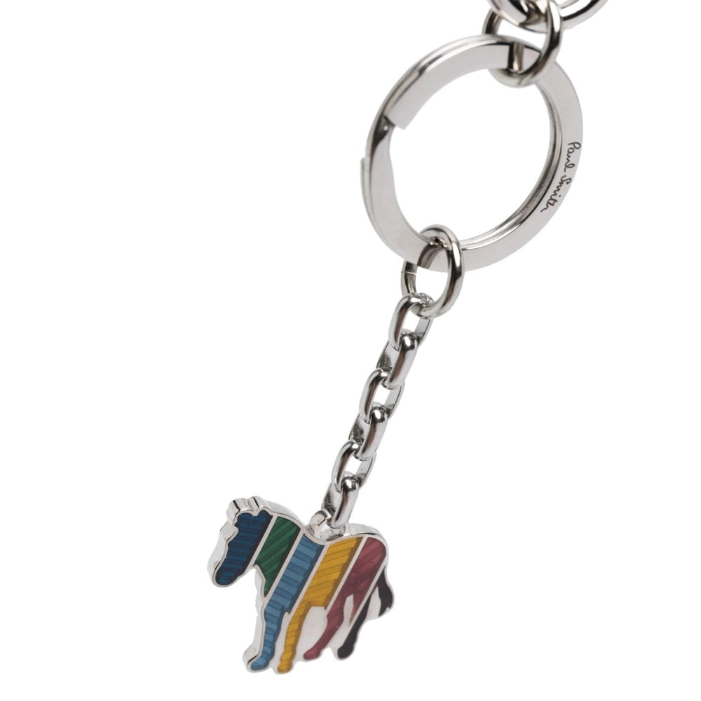 PAUL SMITH Key Ring Broad Zebra - Cyclist Stripe-Key Rings-5059970839252