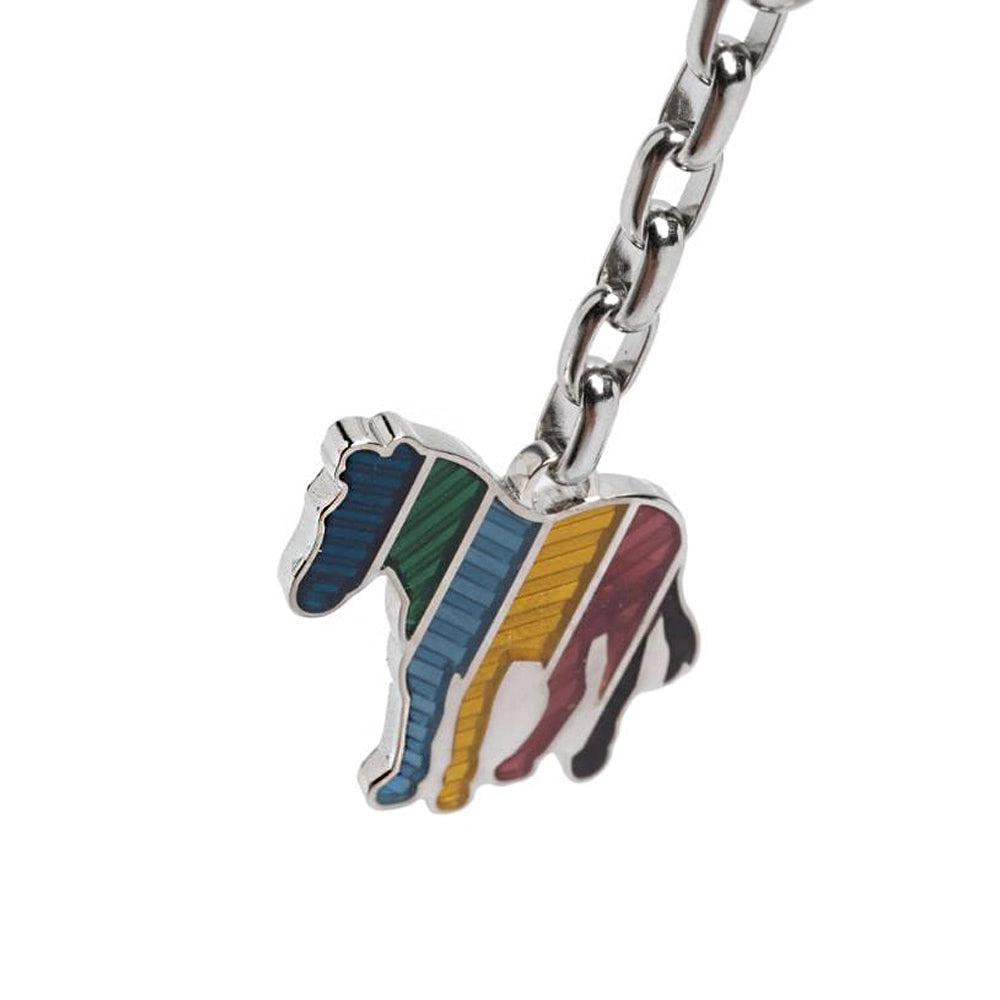 PAUL SMITH Key Ring Broad Zebra - Cyclist Stripe-Key Rings-5059970839252