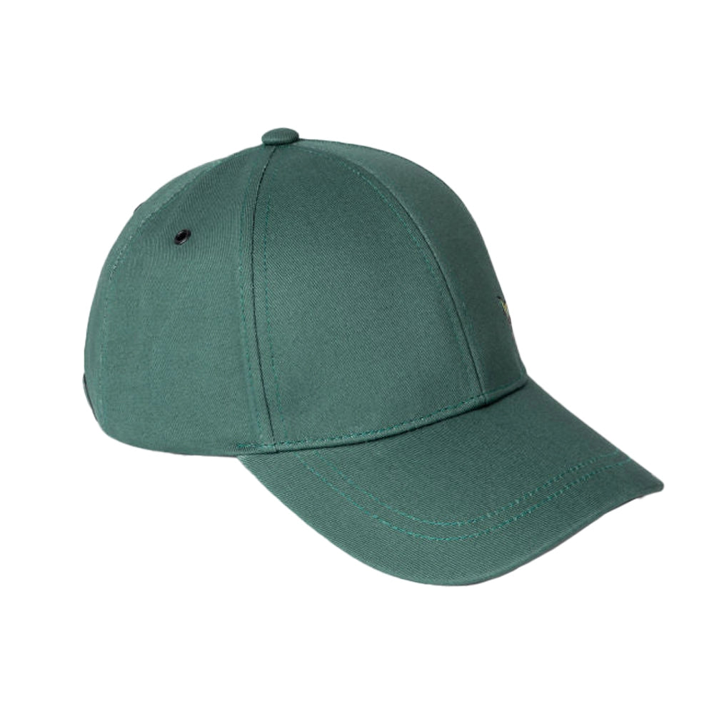 PAUL SMITH Zebra Logo Baseball Cap - Green-Caps-5059970835223