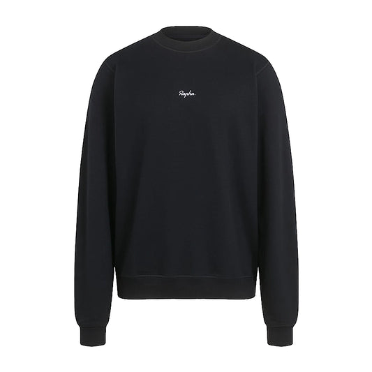 RAPHA Cotton Sweatshirt - AGR Black/White-Velodrom